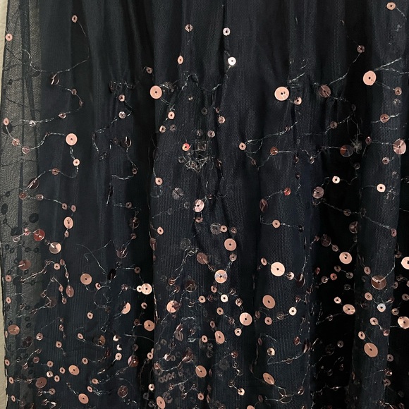 Crystal Doll Girls Pink-Sequin Dress in Navy color Size 14 Girls - Picture 4 of 8